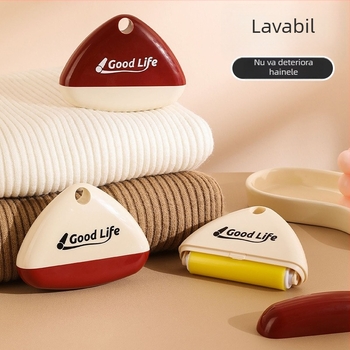 Rulou reutilizabil pentru părul de animale de companie, lavabil, cu cap rotund, ABS, potrivit pentru câini mici