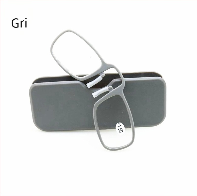 Ochelari de lectură cu clip, stil modern și personal, compacti și ușori, ramă TR90, lentile acrilice asferice
