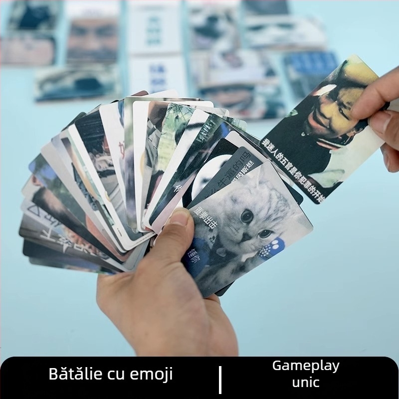 Cărți Emoji Poker - joc de societate amuzant pentru dezvoltarea emoțiilor, de la 14 ani