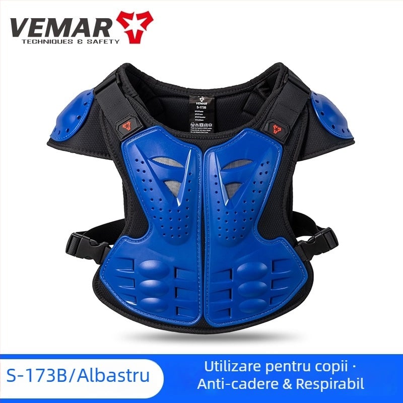 Echipament de protecție pentru copii cu carcasă rigidă — protecție talie și umeri pentru ciclism și patinaj în aer liber