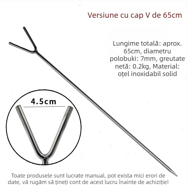 Suport pentru undițe de pescuit, ușor, retractabil, cu bază de sol, pentru undițe marine și aruncări lungi