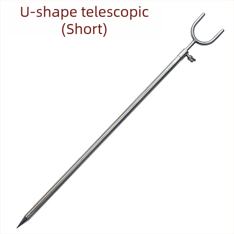 Suport pentru undițe de pescuit, ușor, retractabil, cu bază de sol, pentru undițe marine și aruncări lungi