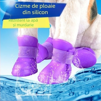 Ghete de ploaie pentru câini - impermeabile, stil de agrement, utilizare universală