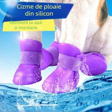 Ghete de ploaie pentru câini - impermeabile, stil de agrement, utilizare universală