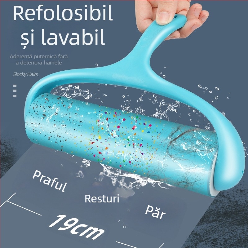 Rola Tweed din silicon pentru îndepărtarea părului | Lipicios pentru podele, covoare, mașini și haine | Brand: Tweed; Material: Silicon; Stil: Modern Simplu