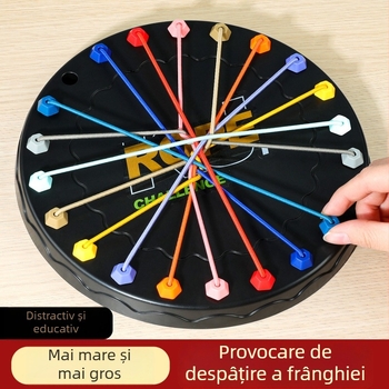 Provocare de dezlegare a funiei: antrenament mental, concentrare și joc educațional pentru două persoane