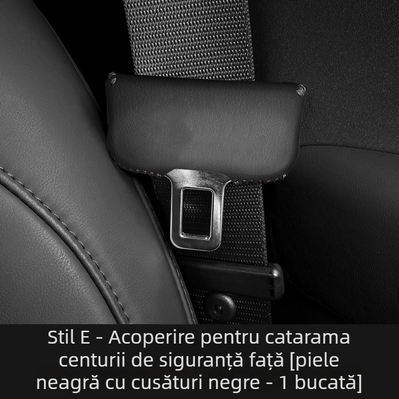 Net Fox capac de protecție a centurii pentru Audi A4L A6L Q5L A7 Q3 A3L Q2L – piele Nappa antibacteriană, logo imprimat, personalizare disponibilă