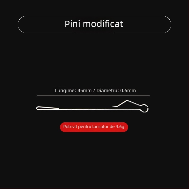 Ajutor de pescuit pentru aruncări la distanță, set de pini modificat subacvatic, unealtă cu scufundare lentă, conector din plastic pentru echipament de pescuit