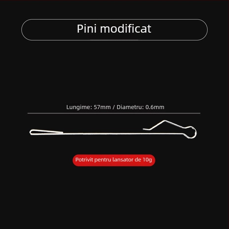 Ajutor de pescuit pentru aruncări la distanță, set de pini modificat subacvatic, unealtă cu scufundare lentă, conector din plastic pentru echipament de pescuit