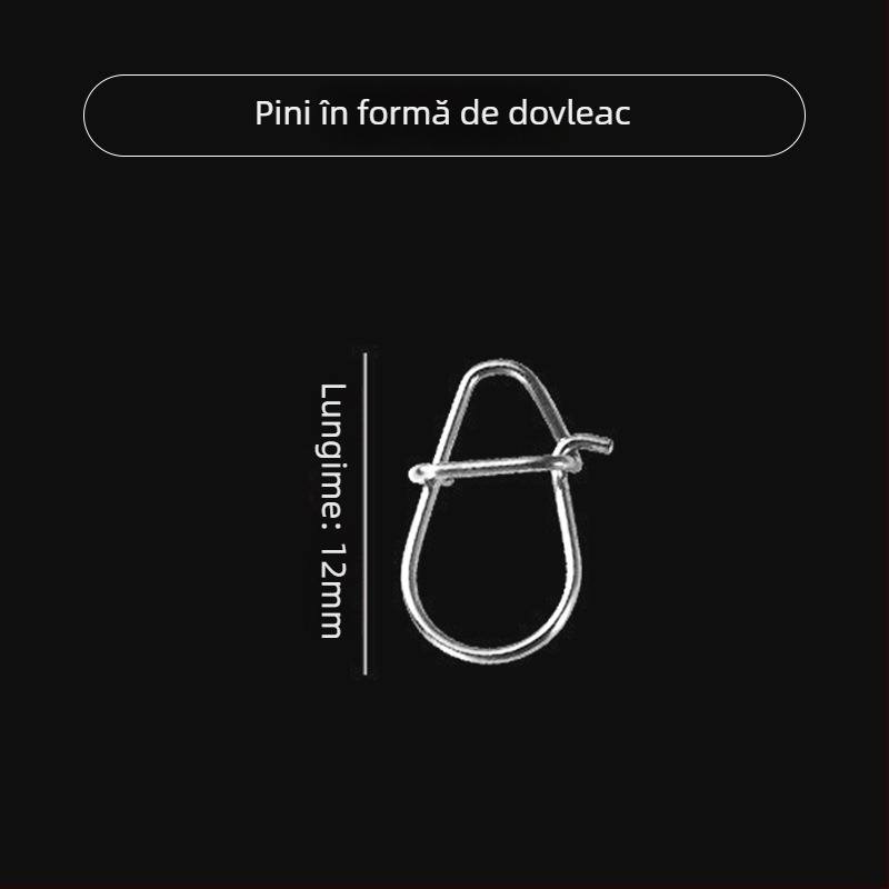 Ajutor de pescuit pentru aruncări la distanță, set de pini modificat subacvatic, unealtă cu scufundare lentă, conector din plastic pentru echipament de pescuit