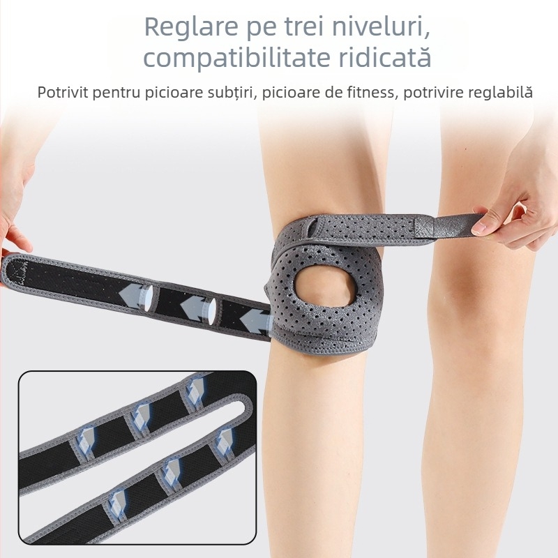 Protecții pentru genunchi cu bandă patelară, pentru drumeții în aer liber, alpinism, alergare și ciclism