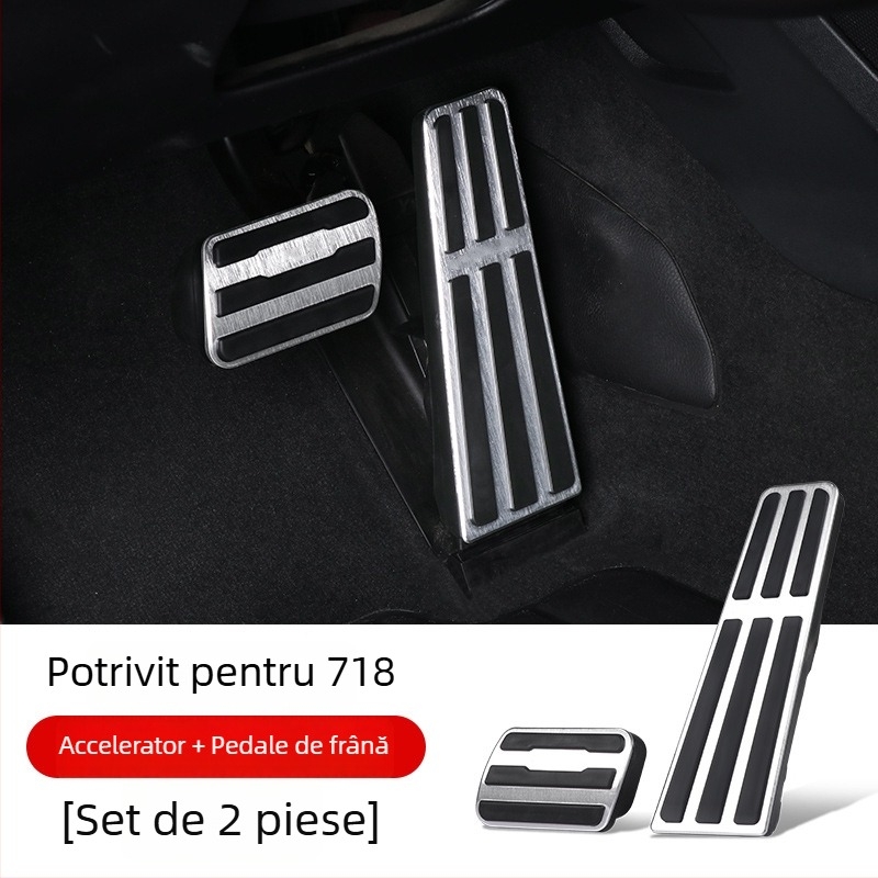 Set pedale accelerație și frână pentru Porsche — aliaj de aluminiu, prelucrare personalizată, model Shenpai-WAP202333