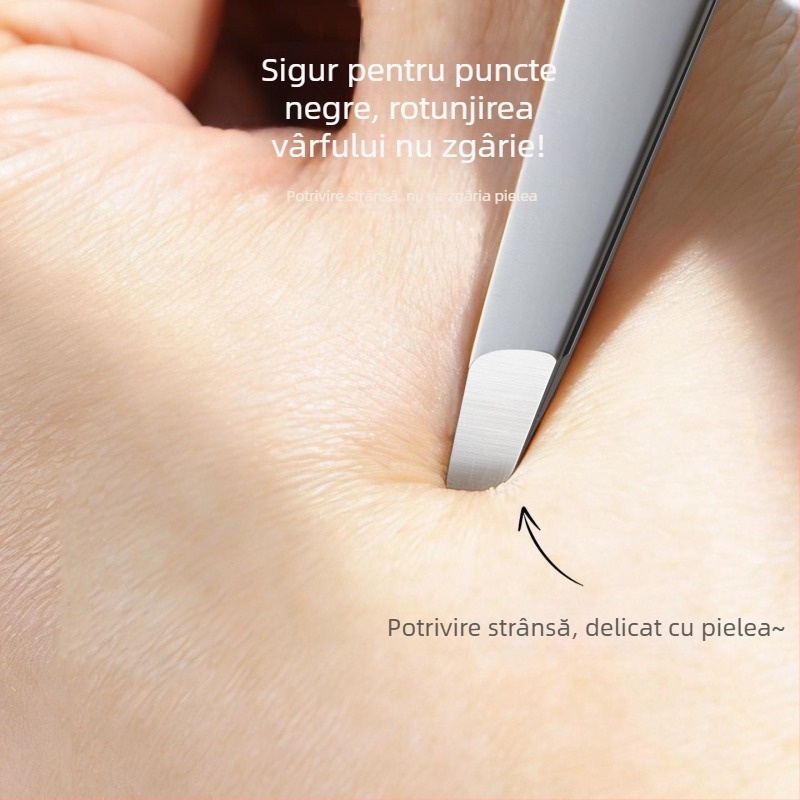 Clește pentru puncte negre și clips pentru sprâncene – Precizie înaltă, ultra-subțire, design fără cusături, instrument de curățare (Brand: Gangya; Importat; Nr. produs: 2; Conținut net: 2)
