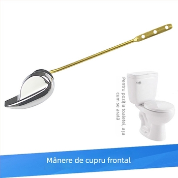 Cheie pentru spălarea rezervorului de toaletă | materiale: cupru, ABS, aliat de zinc, tijă din cupru groasă | Acțiune: comutator | Capacitate de spălare: 6