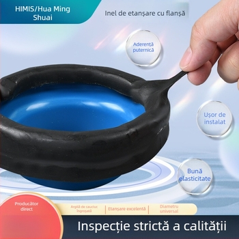 Etanșare pentru flanșa toaletei — O-ring, inel din cauciuc, pentru instalarea toaletei
