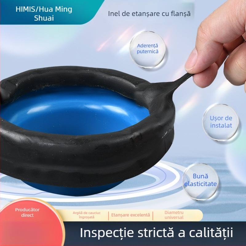Etanșare pentru flanșa toaletei — O-ring, inel din cauciuc, pentru instalarea toaletei