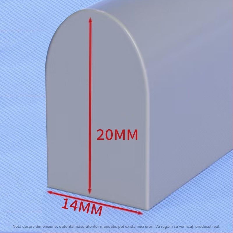 Bandă din silicon pentru reținerea apei – autoadezivă, baie modern-minimalistă, separare umed-uscat