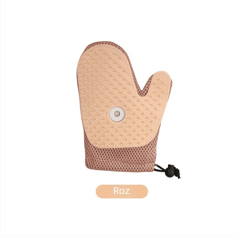 Mănuși pentru îndepărtarea părului de animale – anti-statice, descurcă noduri și masaj, potrivire universală, Material: TPR + țesătură