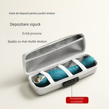 Cutie de depozitare EVA cu lacăt pentru parolă pentru jucării sexuale, model bh1316, carcasă dură discretă