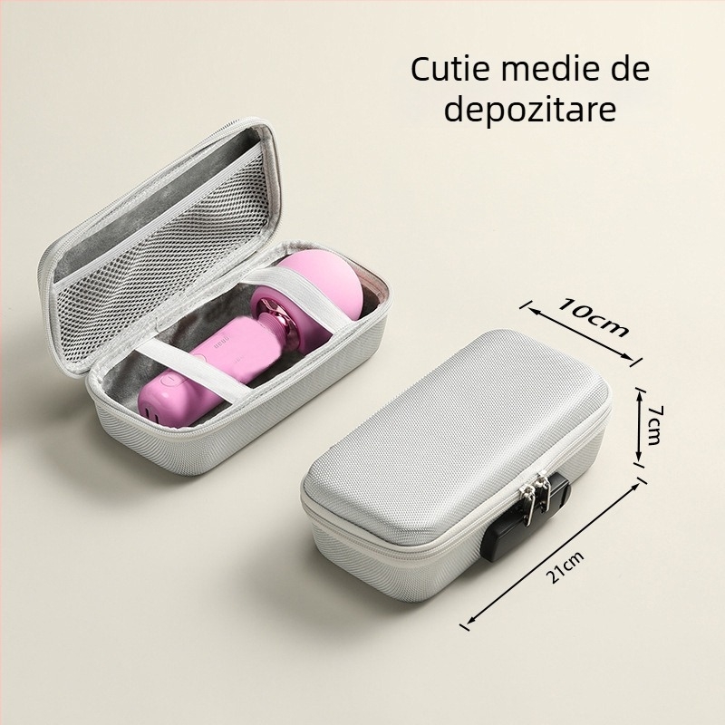 Cutie de depozitare EVA cu lacăt pentru parolă pentru jucării sexuale, model bh1316, carcasă dură discretă