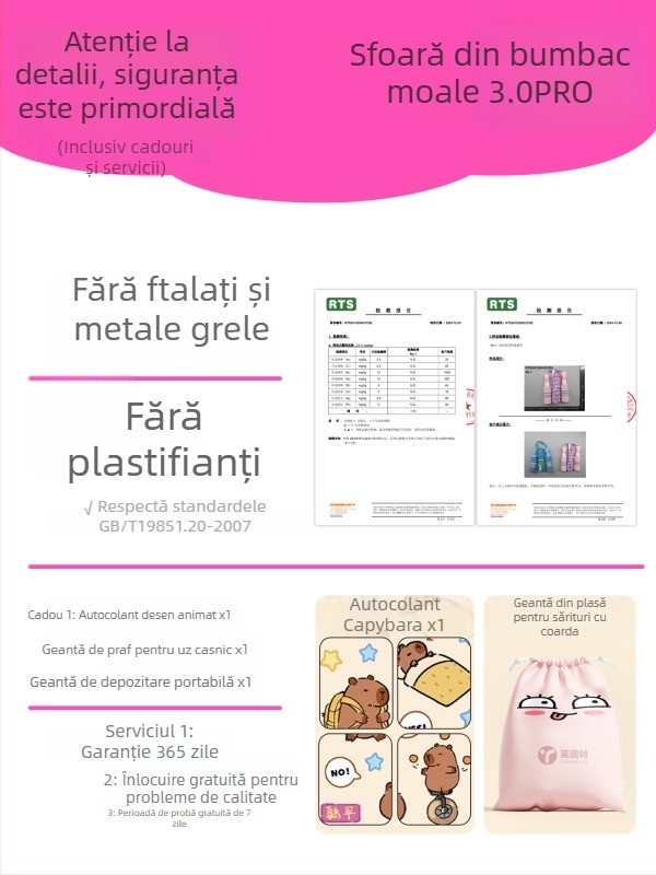 Sfoară de sărit cu fibră împletită – tip obișnuit, pentru elevi din clasa I, vârsta 5 ani, lansare toamnă 2024