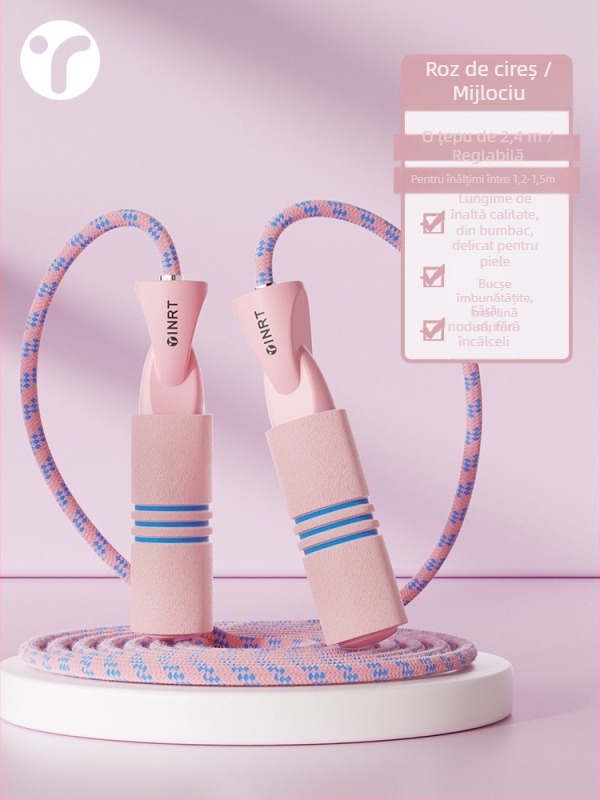 Sfoară de sărit cu fibră împletită – tip obișnuit, pentru elevi din clasa I, vârsta 5 ani, lansare toamnă 2024