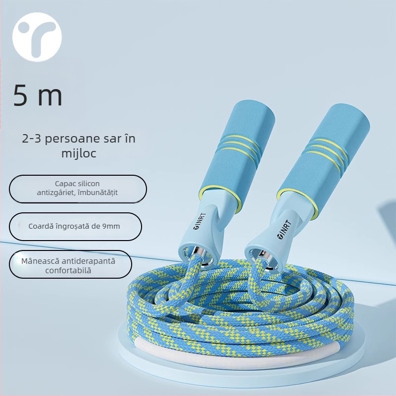 Sfoară de sărit cu fibră împletită – tip obișnuit, pentru elevi din clasa I, vârsta 5 ani, lansare toamnă 2024