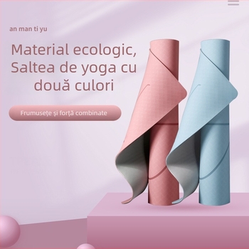 Saltea de yoga Amman, TPE, 6/8 mm, 500/560/700 g, culoare solidă