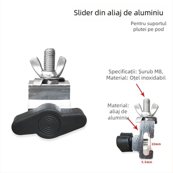 DIY Suport pentru undițe, Suport pentru telefon pentru transmisie live, Lumină pentru pescuit de noapte, Tavă pentru momeli