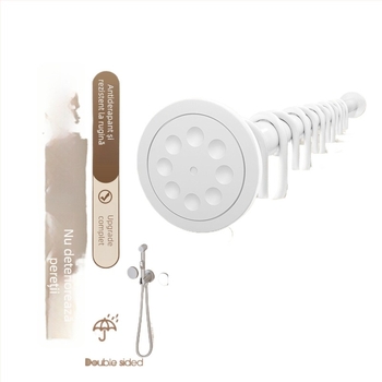 Set perdele de duș pentru baie — Material: bumbac și in; Stil: japonez și coreean; Model: 69850; Origine: Altă