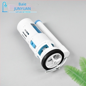 Set de accesorii pentru rezervorul de apă al toaletei — ventil de alimentare și ventil de golire, presiune înaltă, PP, turnare prin injecție, stil modern minimalist, acționat prin apăsare