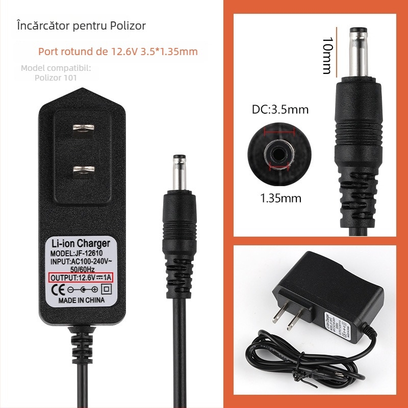 Accesoriu pentru mașina de manichiură Cloud Diamond — cablu DC cu reglaj de viteză pentru polizor unghii și lampă de fototerapie, plastic