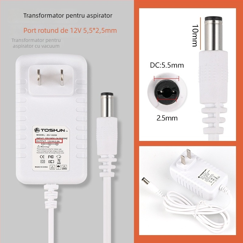 Accesoriu pentru mașina de manichiură Cloud Diamond — cablu DC cu reglaj de viteză pentru polizor unghii și lampă de fototerapie, plastic