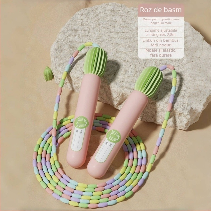 Sfoară de săritură din PVC, 2,4 mm, pentru copii, fitness