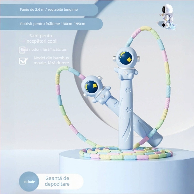 Sfoară de săritură din PVC, 2,4 mm, pentru copii, fitness