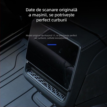 Capac de ventilație pentru sistemul de climatizare din spate pentru Tesla Model Y/3 – versiune nouă, accesoriu interior, posibilitatea imprimării logo-ului