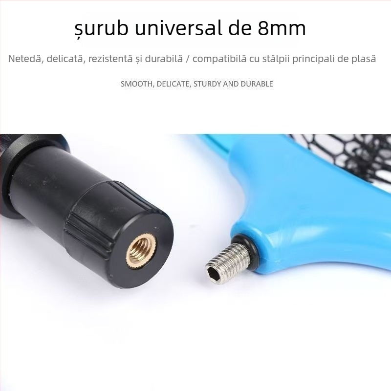 Cap de plasă de pescuit din aliaj de aluminiu – triunghiular, nano design, anti-încâlcire