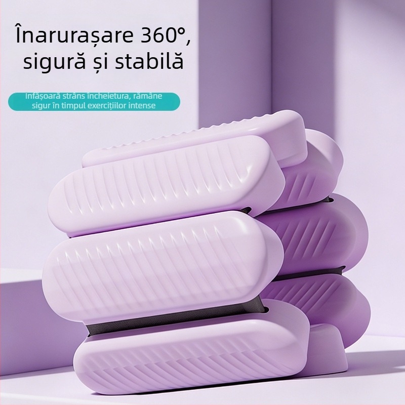 Greutăți pentru încheietura din silicon, 1 pereche, reglabile, pentru fitness, yoga și înot