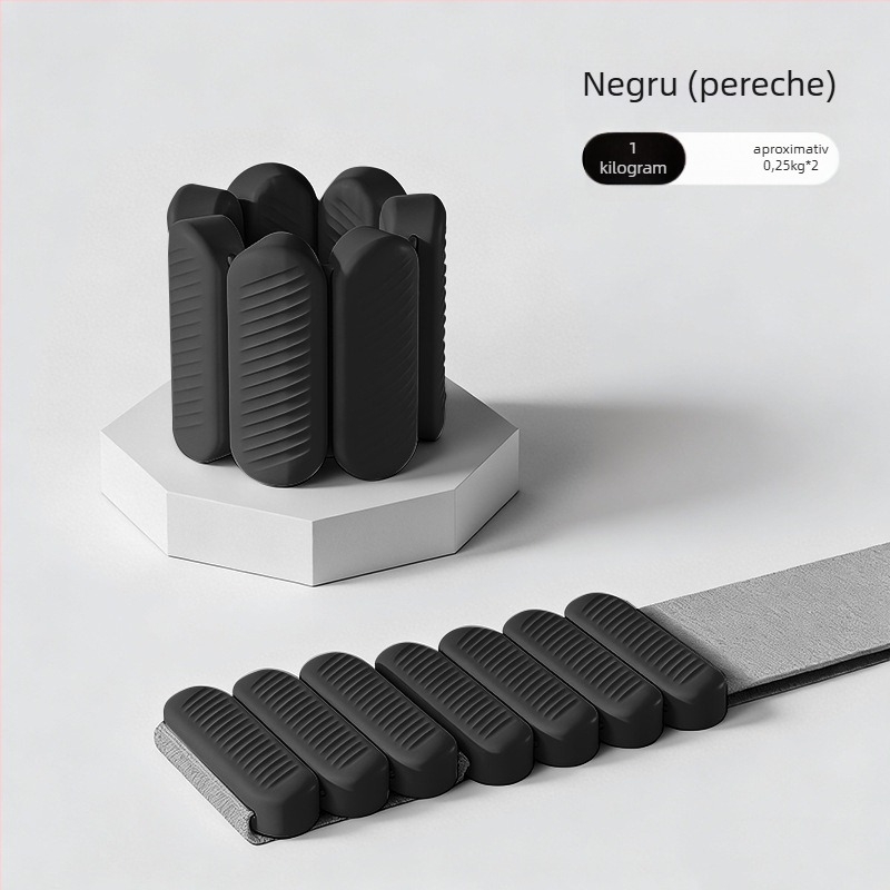 Greutăți pentru încheietura din silicon, 1 pereche, reglabile, pentru fitness, yoga și înot