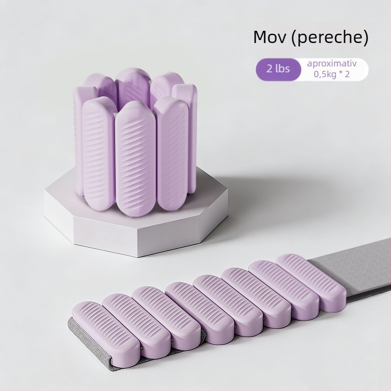 Greutăți pentru încheietura din silicon, 1 pereche, reglabile, pentru fitness, yoga și înot