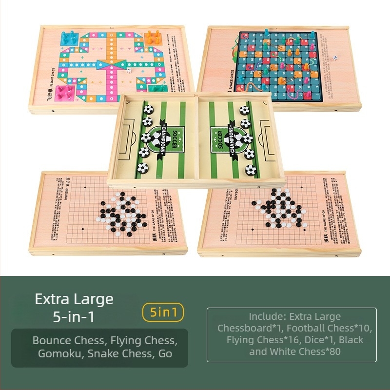 Joc de masă din lemn pentru două persoane – pin, în stil fotbal de masă, jucărie educativă interactivă pentru copii până la 14 ani