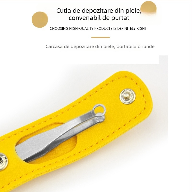 Trimmer pentru păr nazal cu cap rotund – din oțel inoxidabil, pinsetă, marca Licheng