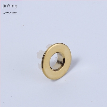 Jin Hao capac de supraprelungere a chiuvetei din cupru/ABS, dop ceramic pentru chiuvetă, montaj prin apăsare, accesorii metalice ștampilate