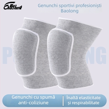 Genunchiere din spumă cu poliester-latex pentru alergare, ciclism, dans și sporturi generale – 100–150 g