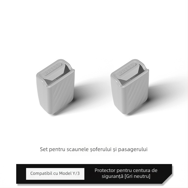 Mingshi accesorii interioare din silicon pentru Tesla Model Y / YL / 3 – husă protector anti-zgârieturi, montaj snap-on pentru volan și panouri interioare