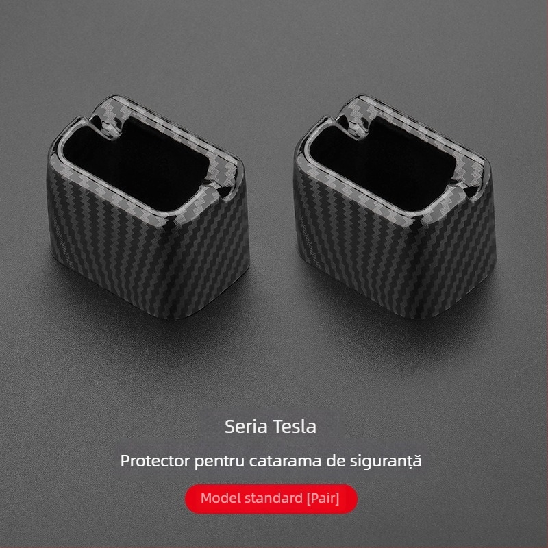 Mingshi accesorii interioare din silicon pentru Tesla Model Y / YL / 3 – husă protector anti-zgârieturi, montaj snap-on pentru volan și panouri interioare