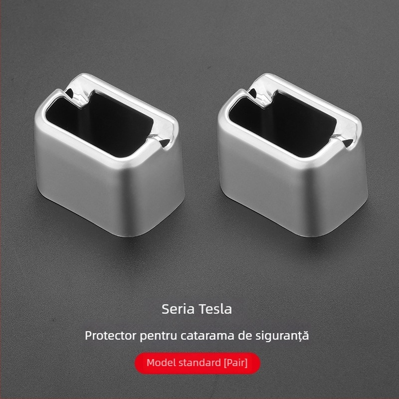 Mingshi accesorii interioare din silicon pentru Tesla Model Y / YL / 3 – husă protector anti-zgârieturi, montaj snap-on pentru volan și panouri interioare