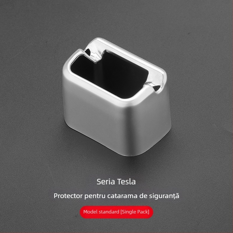 Mingshi accesorii interioare din silicon pentru Tesla Model Y / YL / 3 – husă protector anti-zgârieturi, montaj snap-on pentru volan și panouri interioare