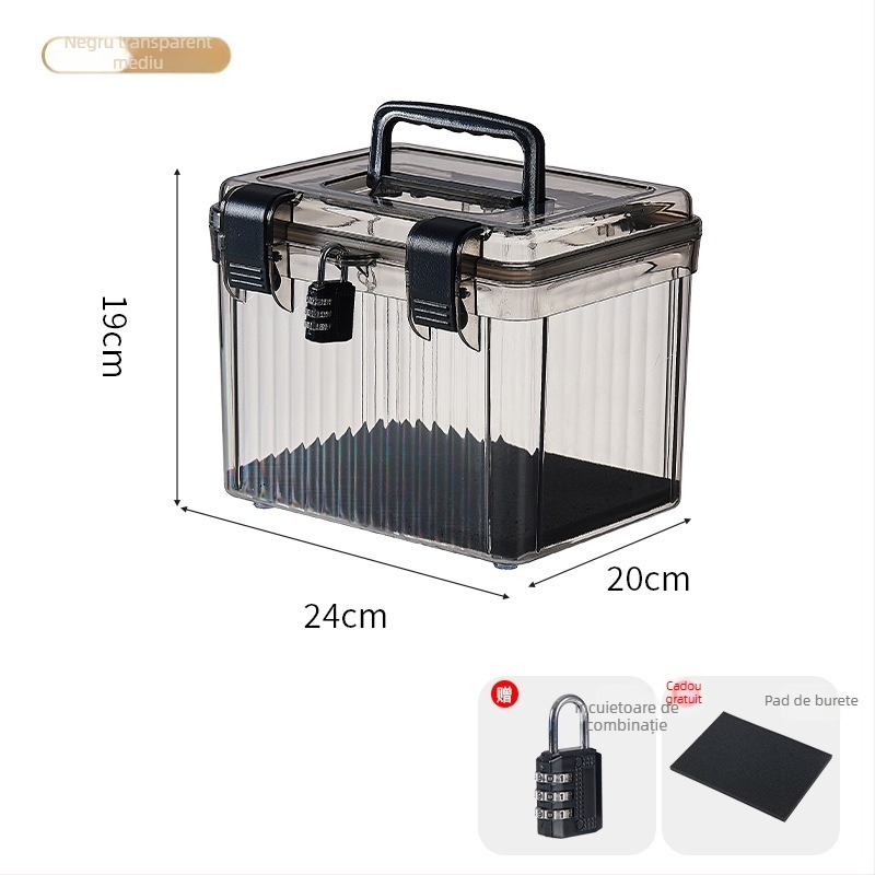 Cutie de depozitare portabilă, material PET, model YX-084, multifuncțională și rezistentă la praf, origine Taizhou