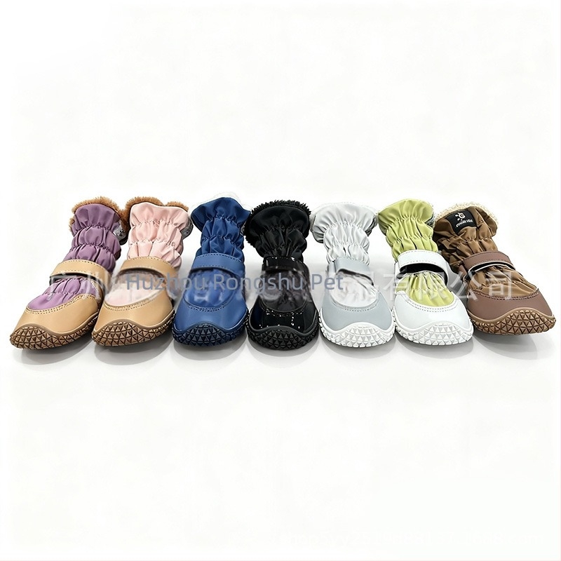 Space Dog Cizme de iarnă pentru câini: impermeabile, antiderapante, căptuiețe cu catifea, înalte și groase